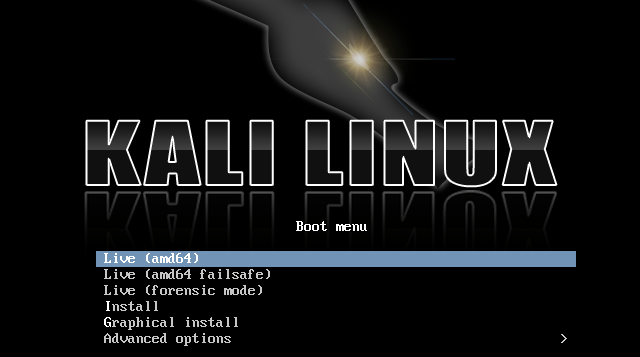 kali linux vm image